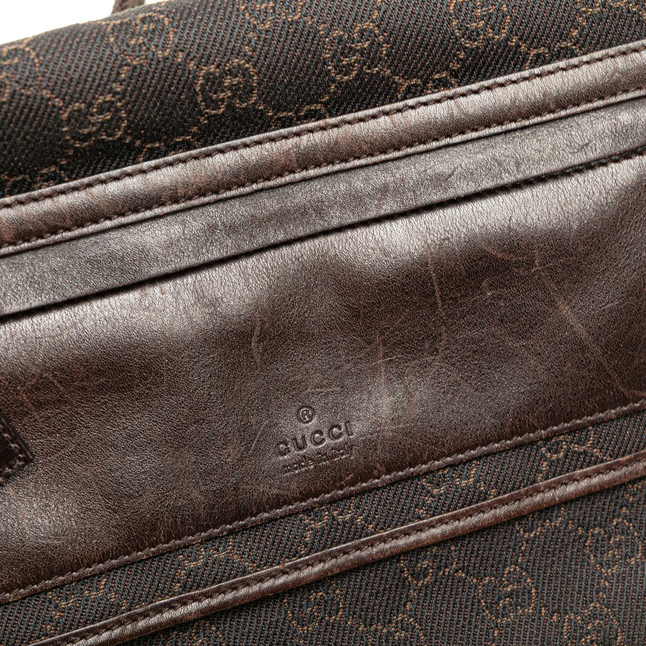Gucci GG Canvas Crossbody Bruin