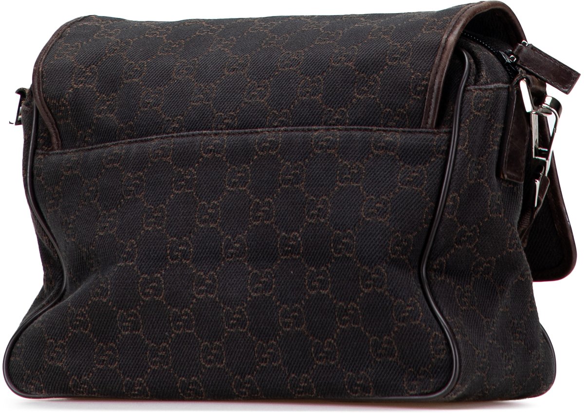 Gucci GG Canvas Crossbody Bruin