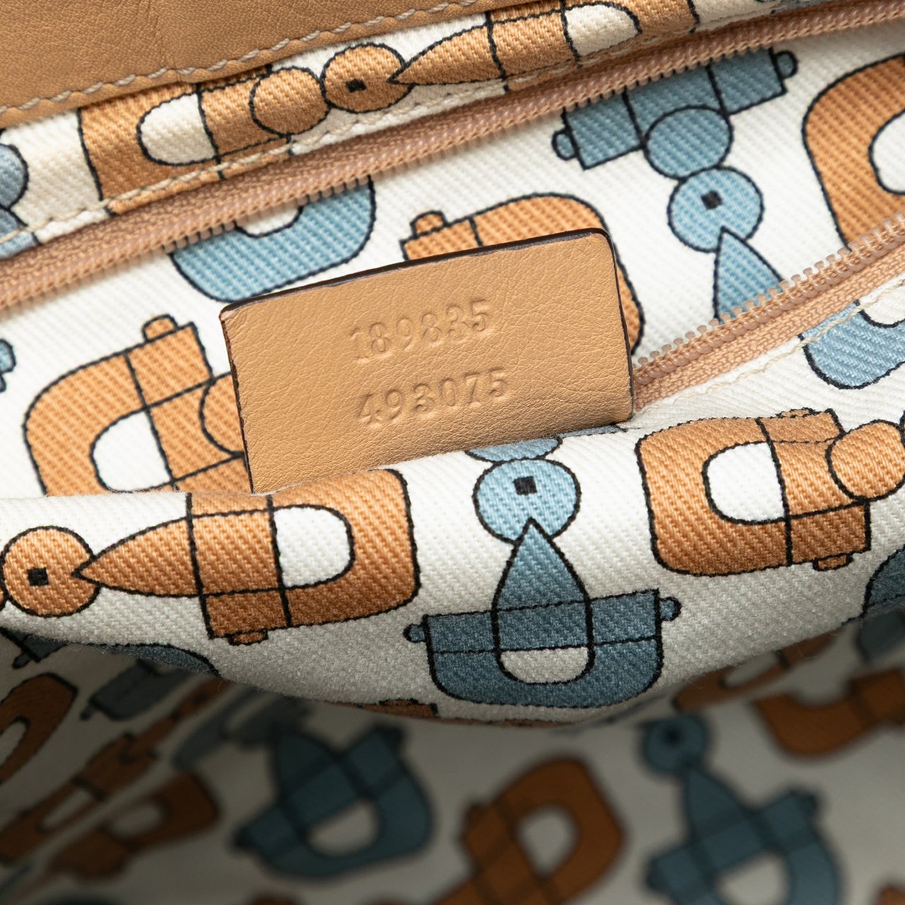 Gucci Guccissima Abbey D Ring Shoulder Bag Bruin