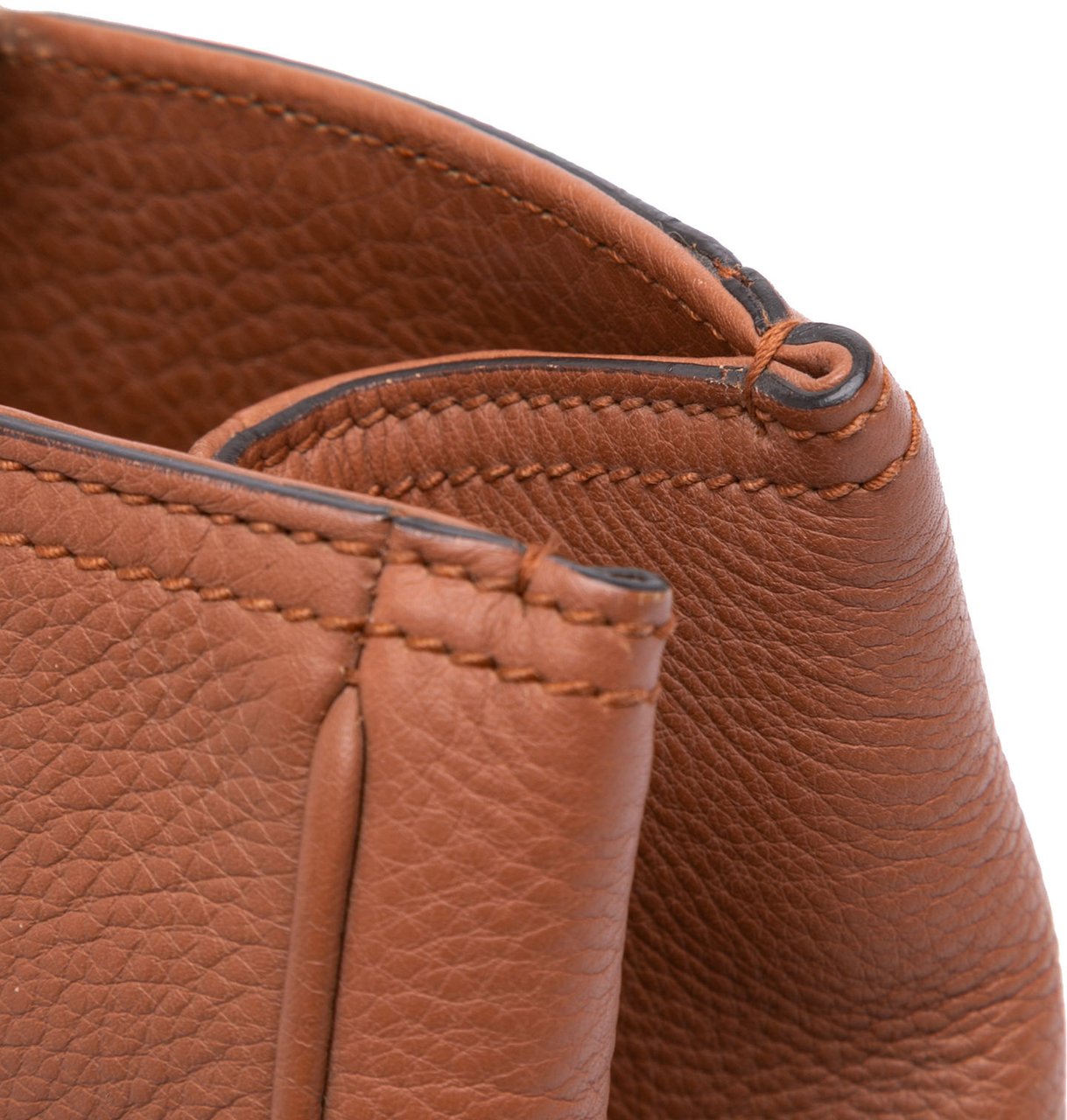 Gucci Medium Calfskin Bamboo Shopper Satchel Bruin