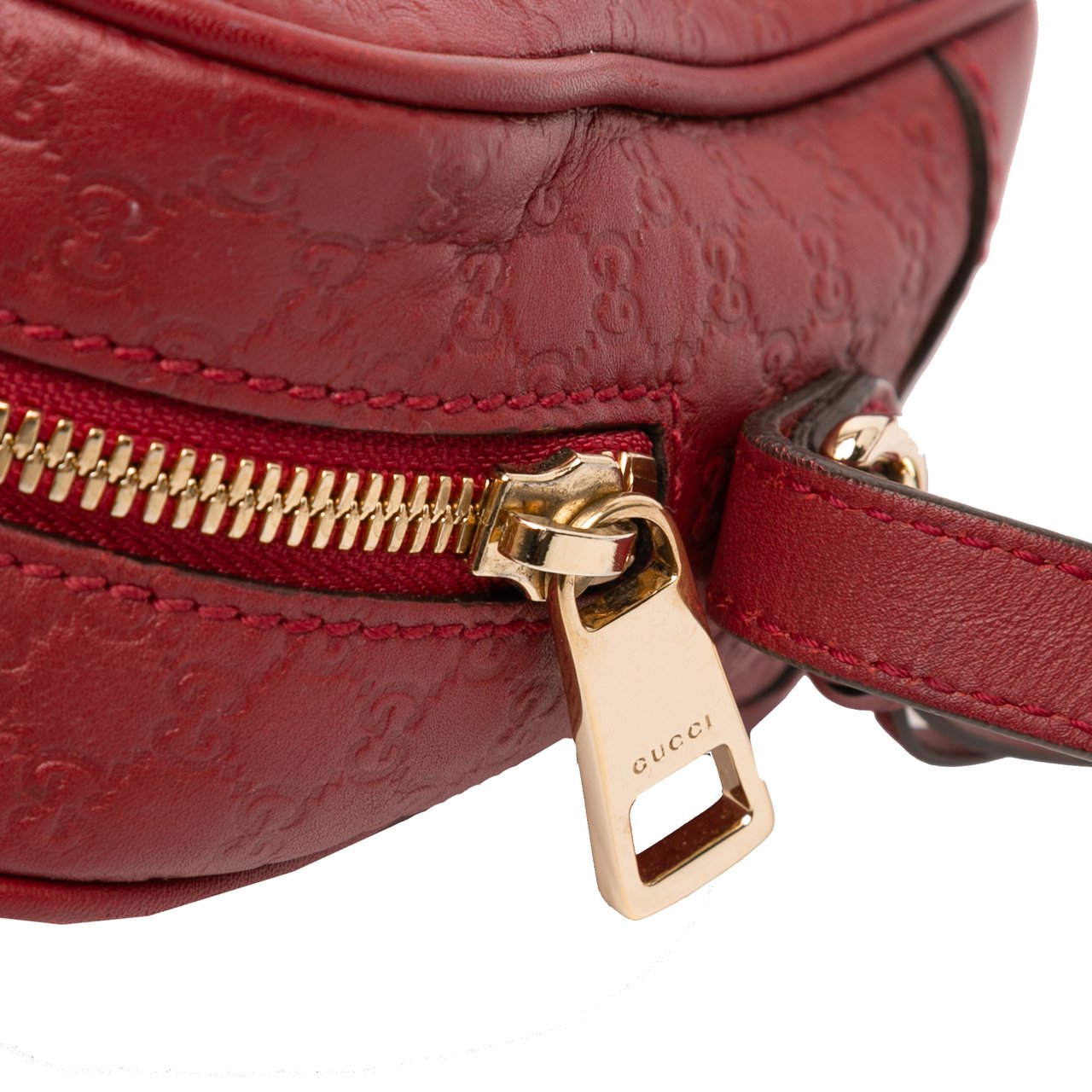 Gucci Microguccissima Bree Crossbody Rood