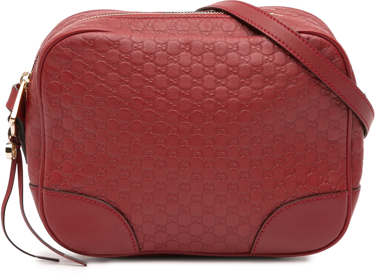 Gucci Microguccissima Bree Crossbody Rood