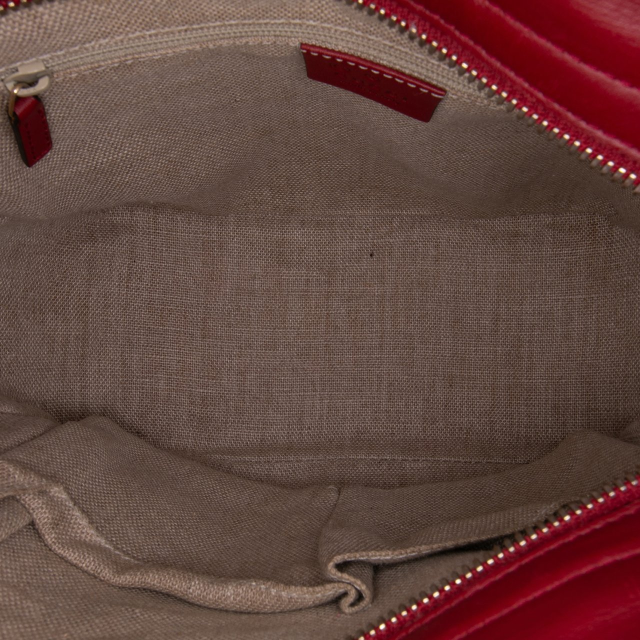 Gucci Small Microguccissima Bree Satchel Rood