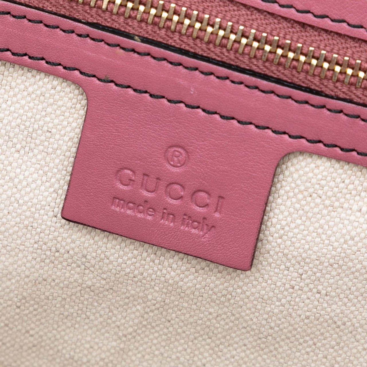 Gucci Large Guccissima Emily Shoulder Bag Roze