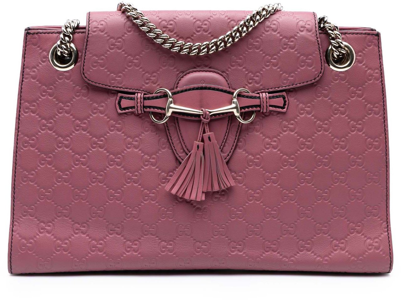 Gucci Large Guccissima Emily Shoulder Bag Roze