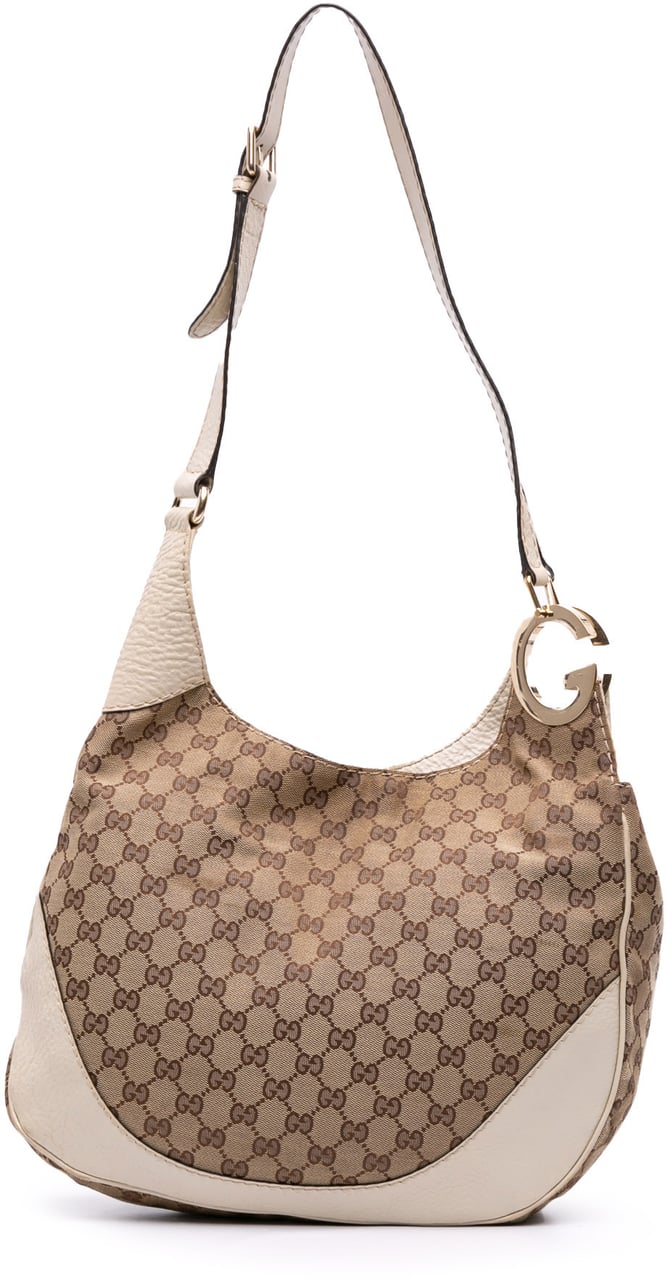 Gucci GG Canvas Charlotte Crossbody Bruin