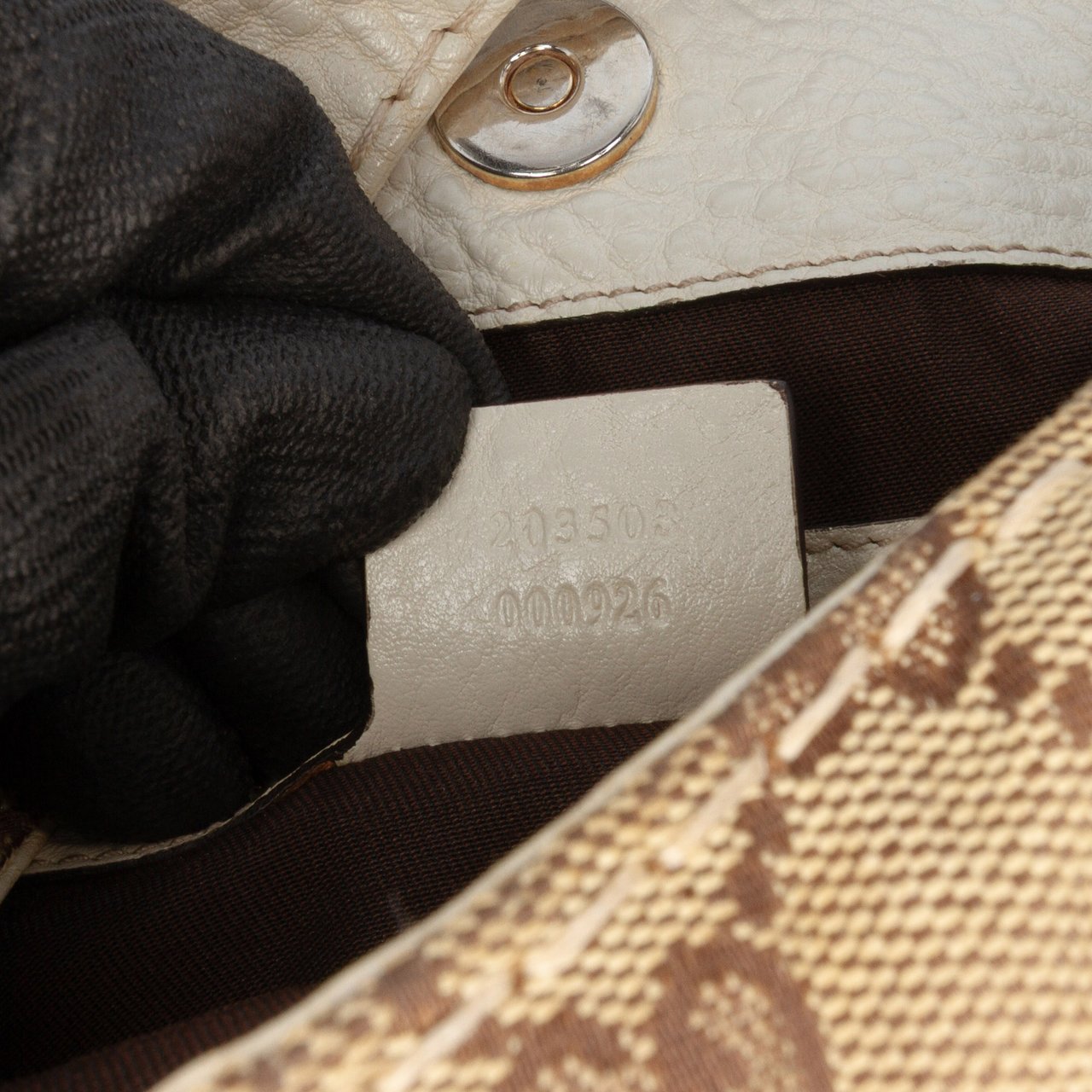 Gucci GG Canvas Charlotte Crossbody Bruin