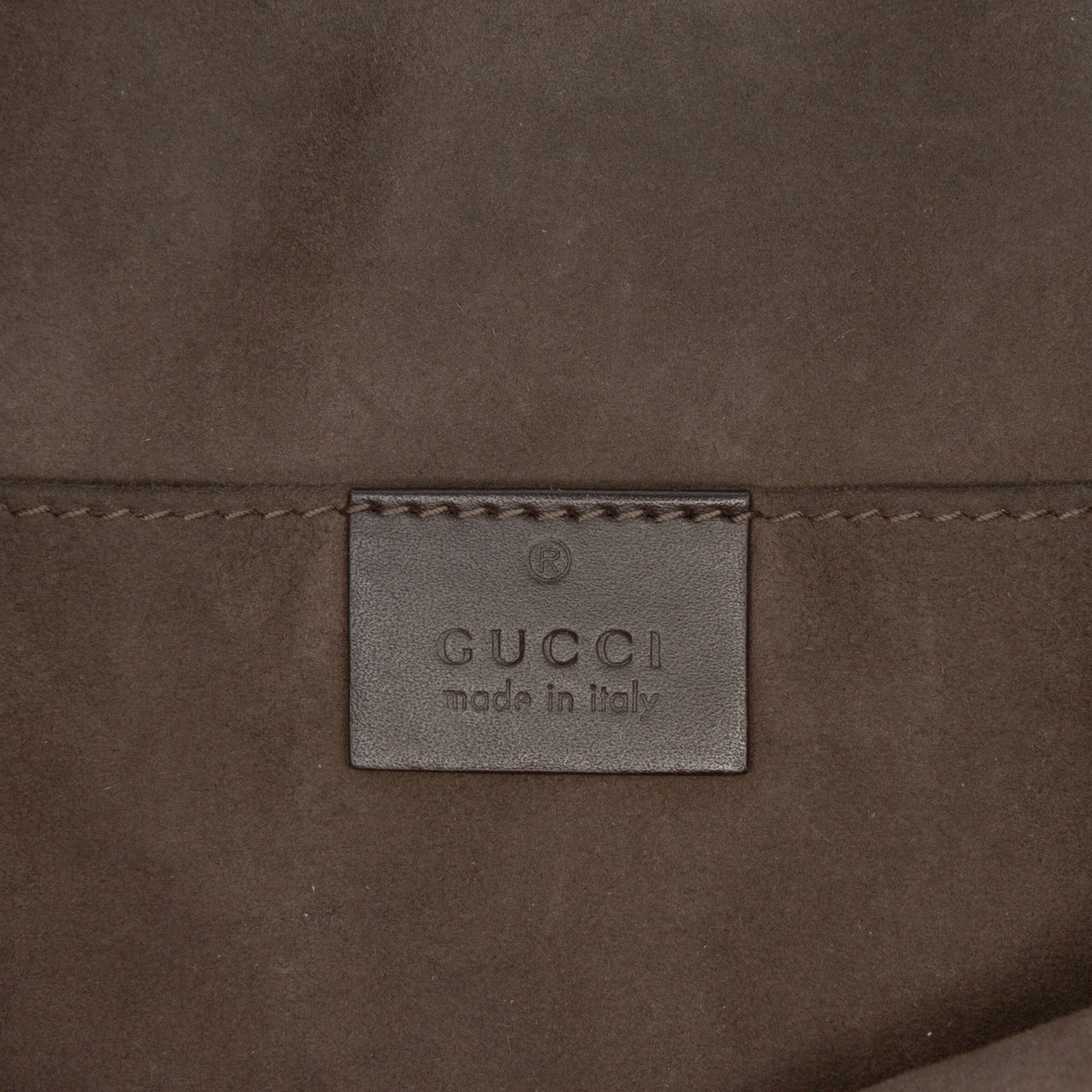 Gucci GG Supreme Web Clutch Bruin