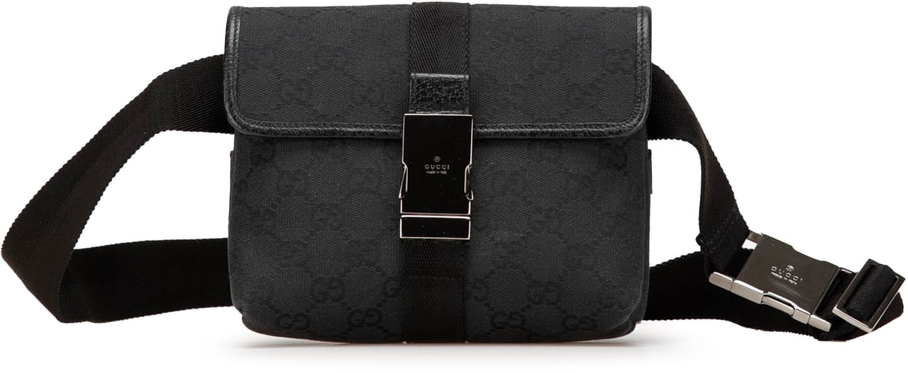 Gucci GG Canvas Belt Bag Zwart
