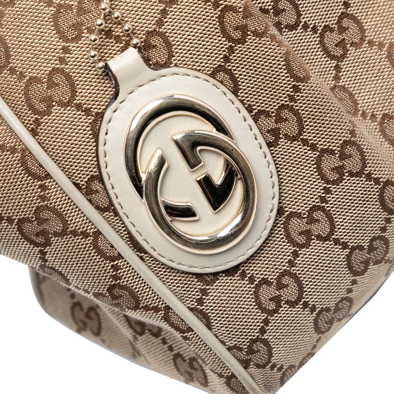 Gucci Medium GG Canvas Sukey Tote Bruin