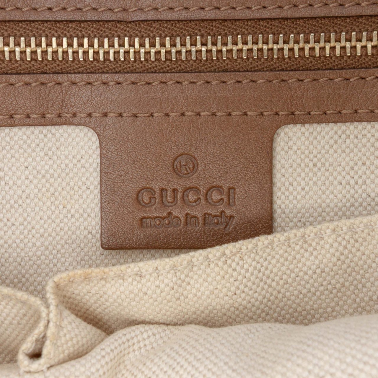 Gucci Small Microguccissima Nice Dome Satchel Bruin
