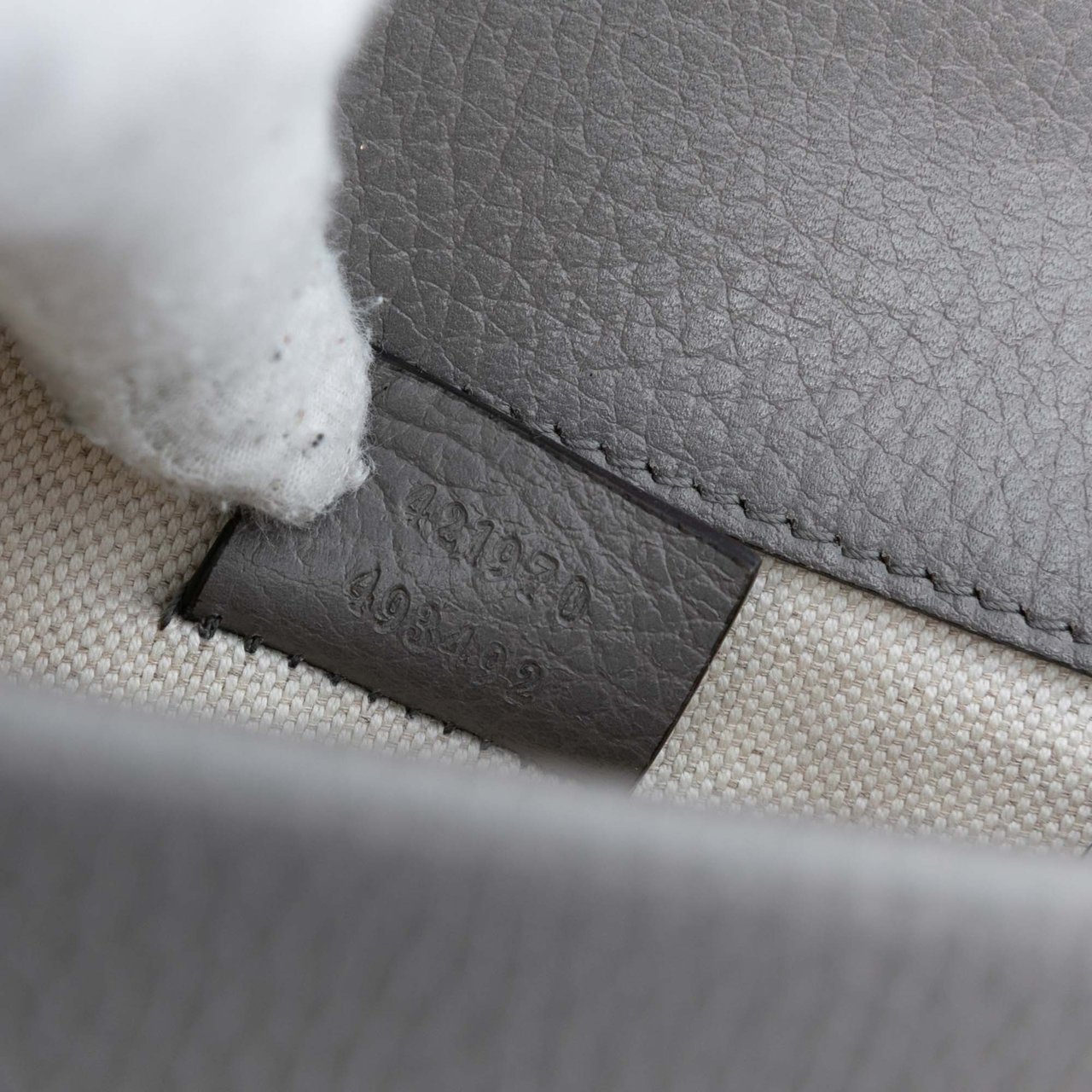 Gucci Small Leather Dionysus Crossbody Grijs