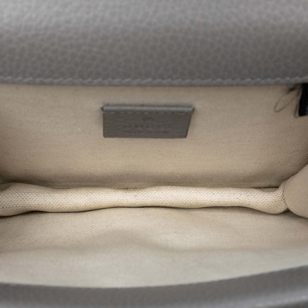 Gucci Small Leather Dionysus Crossbody Grijs