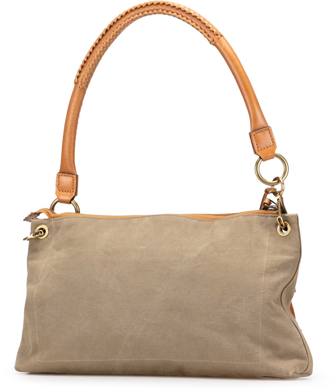 Gucci Canvas Utilitarian Shoulder Bag Bruin