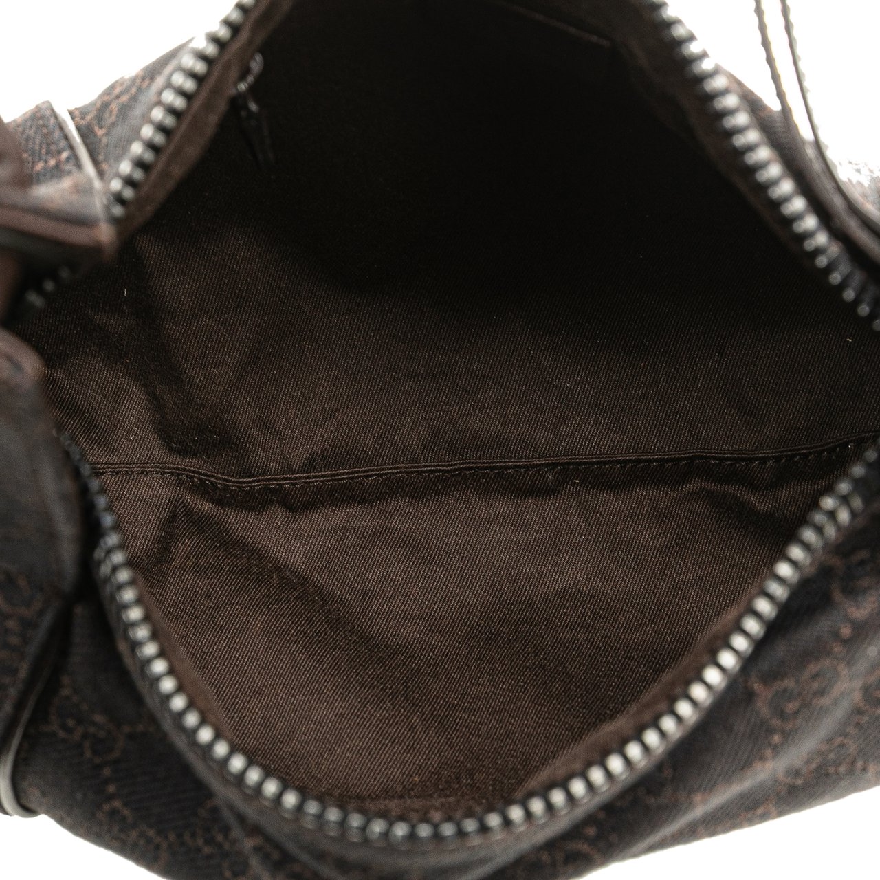 Gucci GG Denim Handbag Bruin
