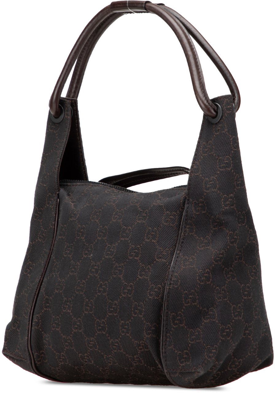 Gucci GG Denim Handbag Bruin