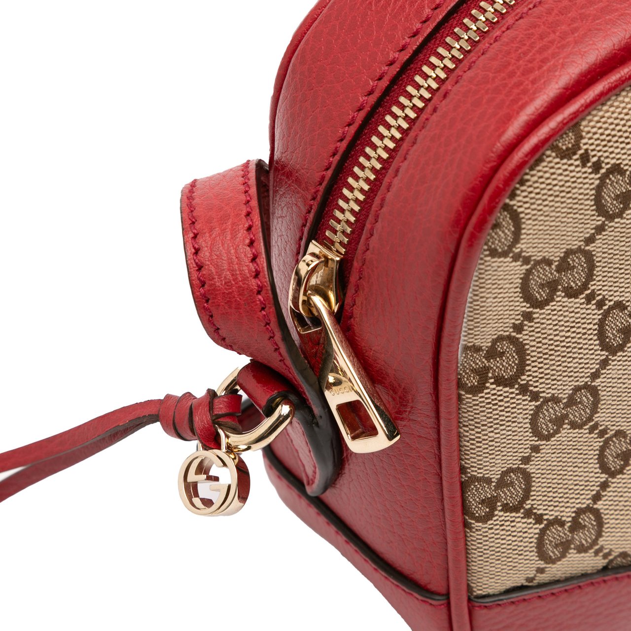 Gucci GG Canvas Bree Crossbody Bruin