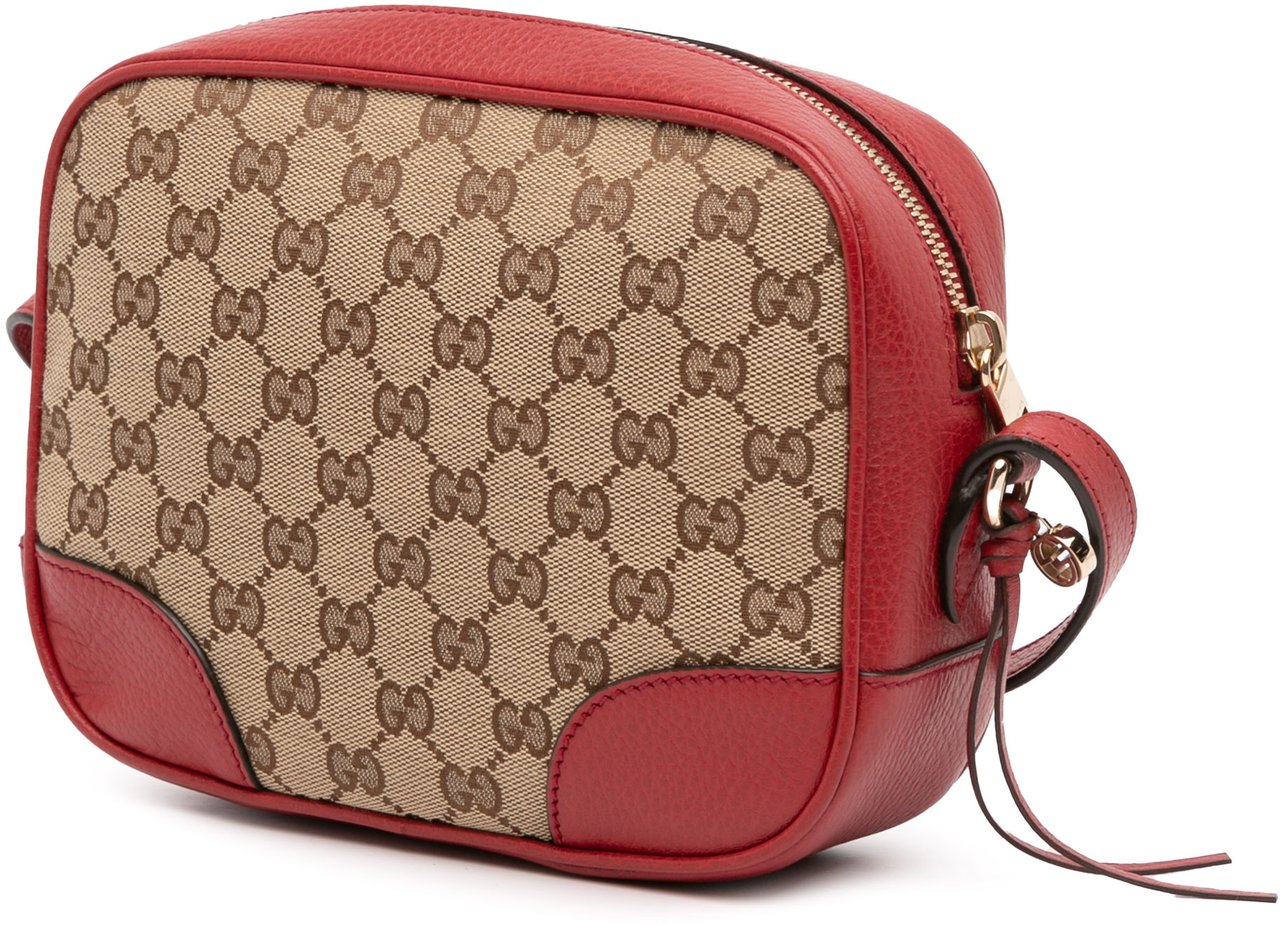 Gucci GG Canvas Bree Crossbody Bruin