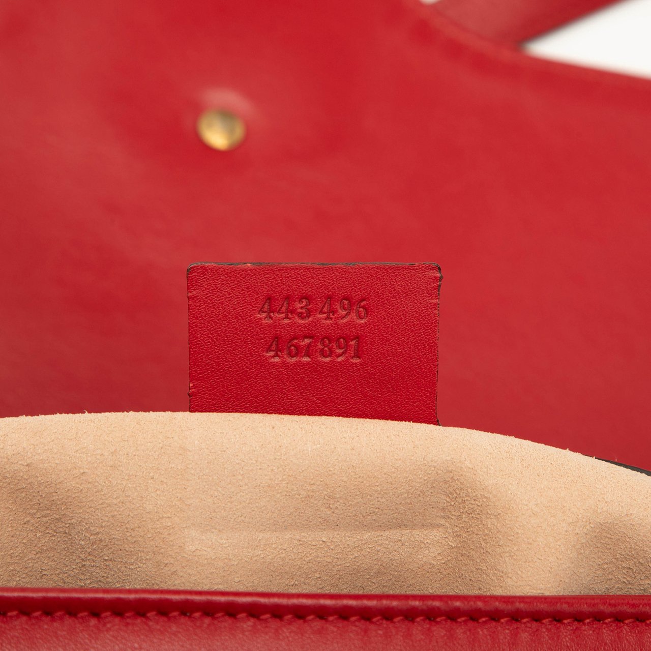 Gucci Large GG Marmont Matelasse Leather Shoulder Bag Rood