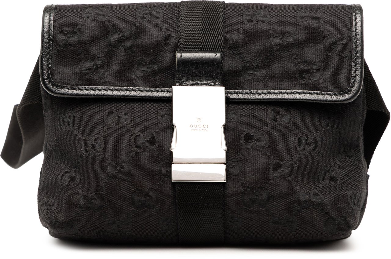 Gucci GG Canvas Belt Bag Zwart
