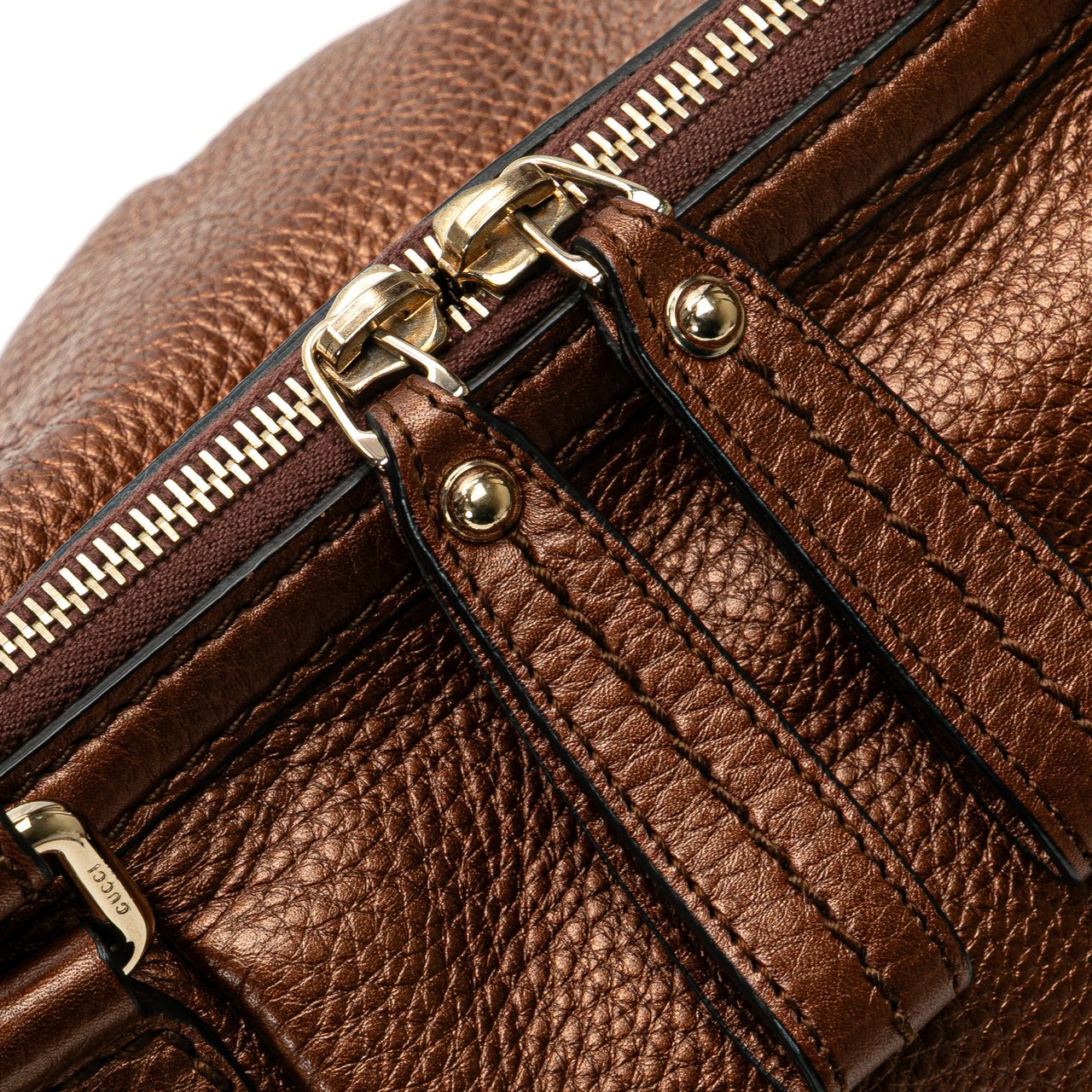 Gucci Calfskin Sukey Satchel Bruin