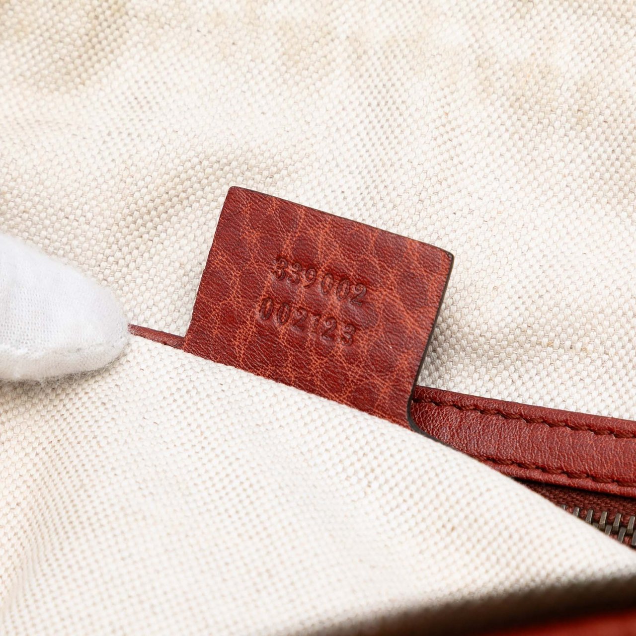 Gucci Leather Laidback Crafty Handbag Oranje