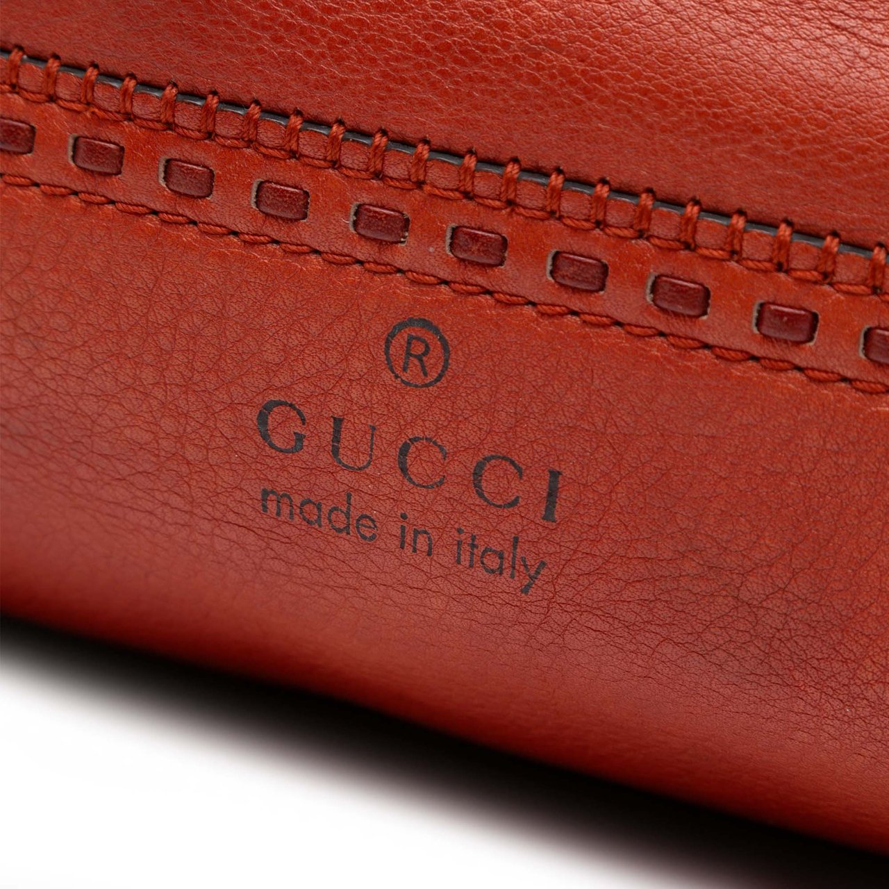 Gucci Leather Laidback Crafty Handbag Oranje