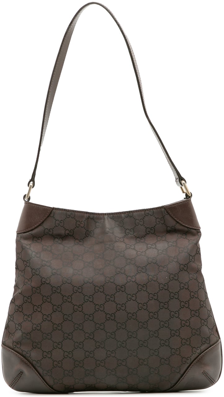 Gucci GG Canvas Shoulder Bag Bruin