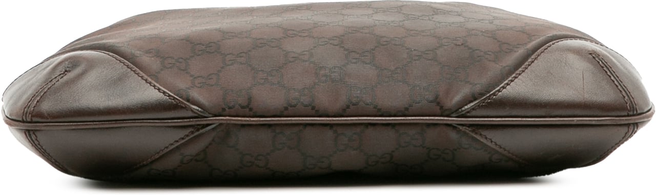 Gucci GG Canvas Shoulder Bag Bruin