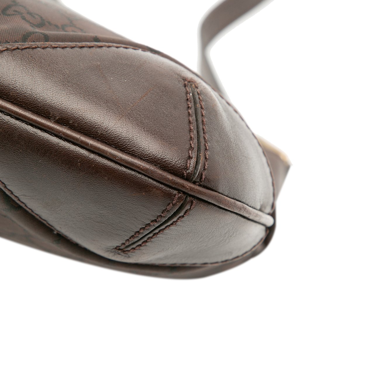 Gucci GG Canvas Shoulder Bag Bruin