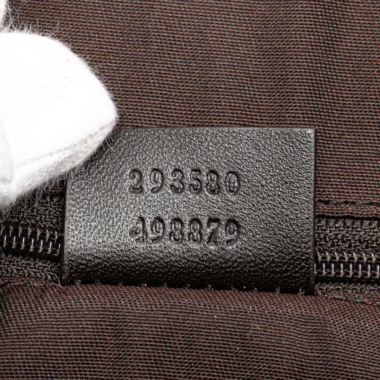 Gucci Leather Abbey D Ring Horsebit Tote Bruin