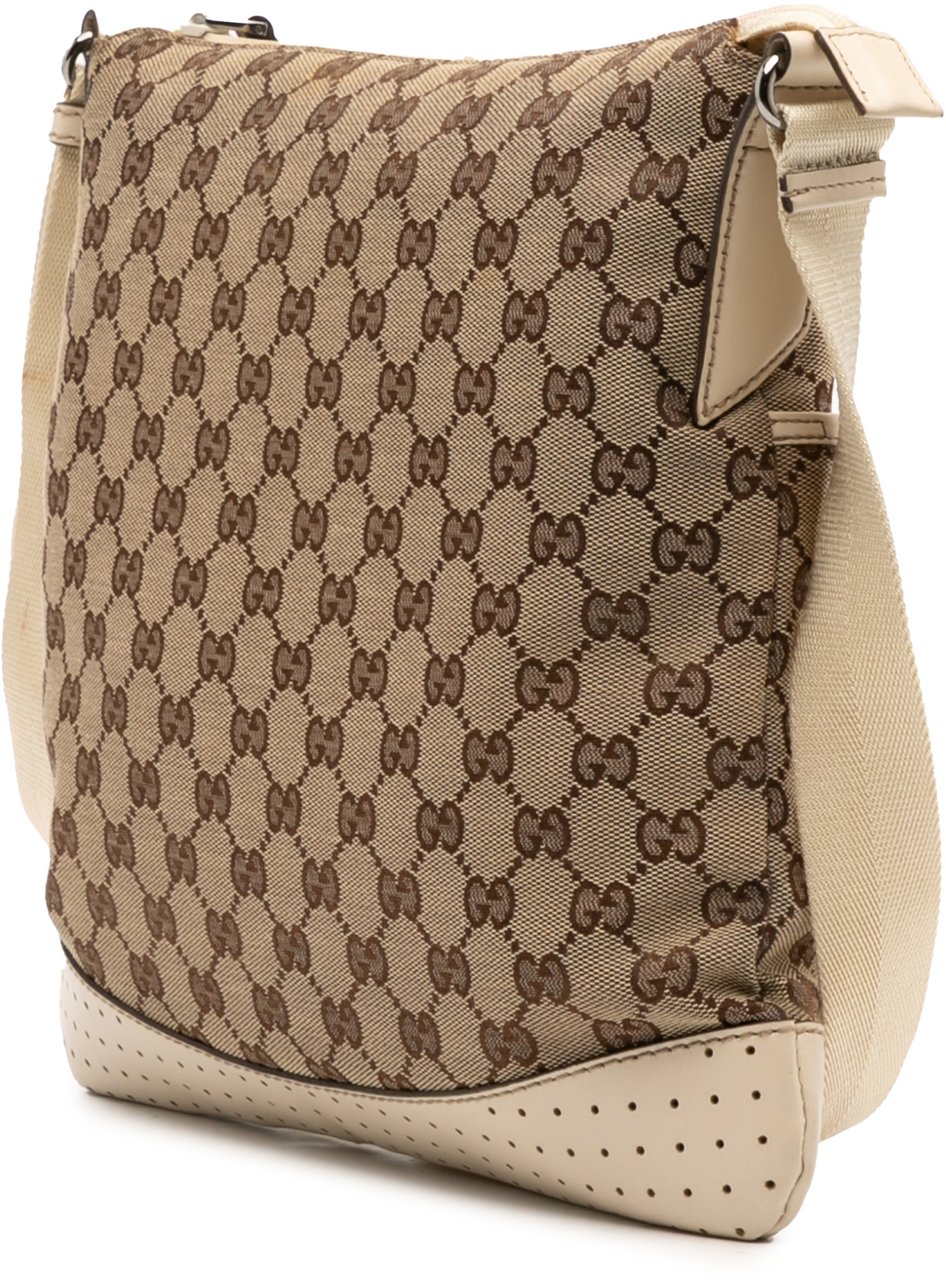Gucci GG Canvas Crossbody Bruin