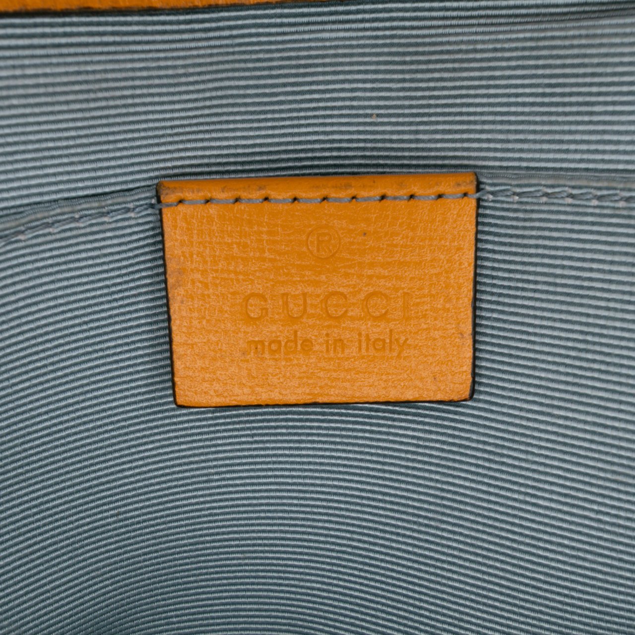 Gucci Raffia Horsebit 1955 Chain Crossbody Geel