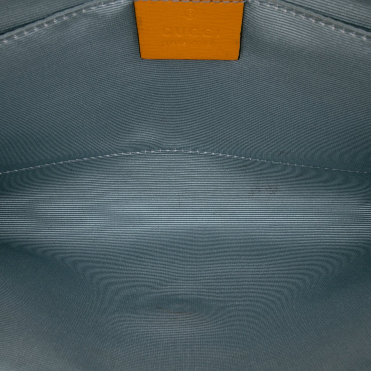 Gucci Raffia Horsebit 1955 Chain Crossbody Geel