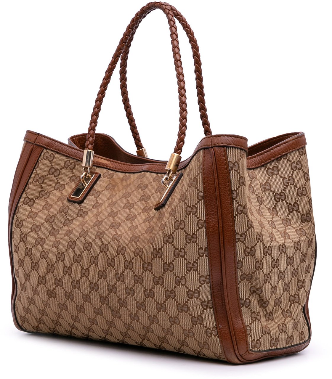 Gucci Medium GG Canvas Bella Tote Bruin