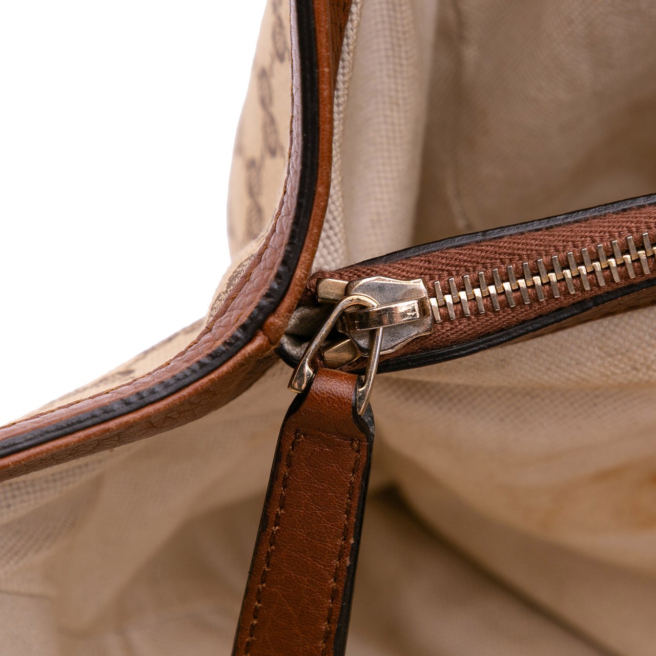 Gucci Medium GG Canvas Bella Tote Bruin