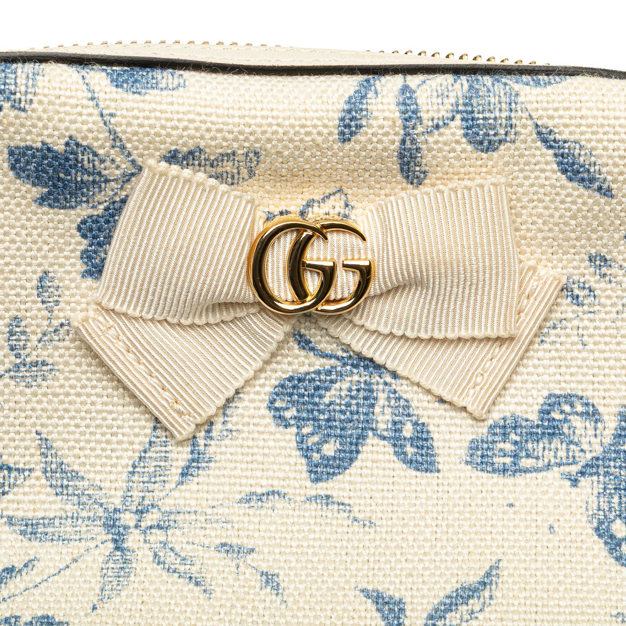 Gucci GG Marmont Canvas Herbarium Pouch Wit