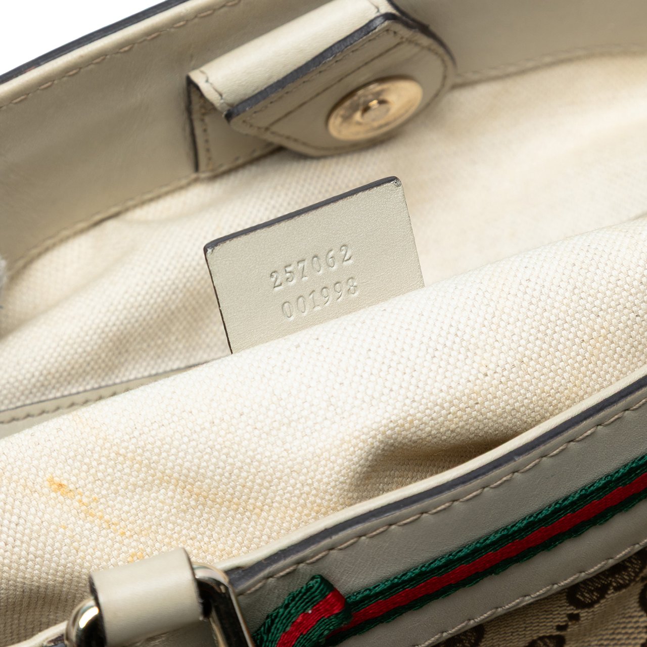 Gucci GG Canvas Mayfair Tote Bruin