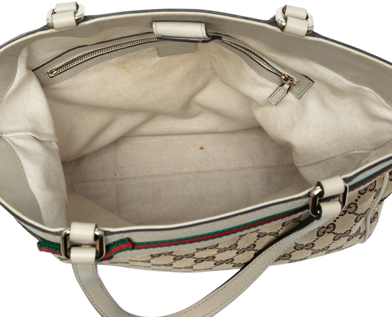 Gucci GG Canvas Mayfair Tote Bruin