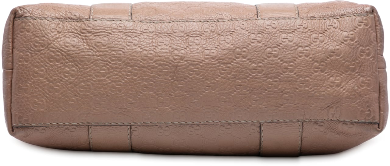Gucci Medium Guccissima Bamboo Libeccio Tote Bruin