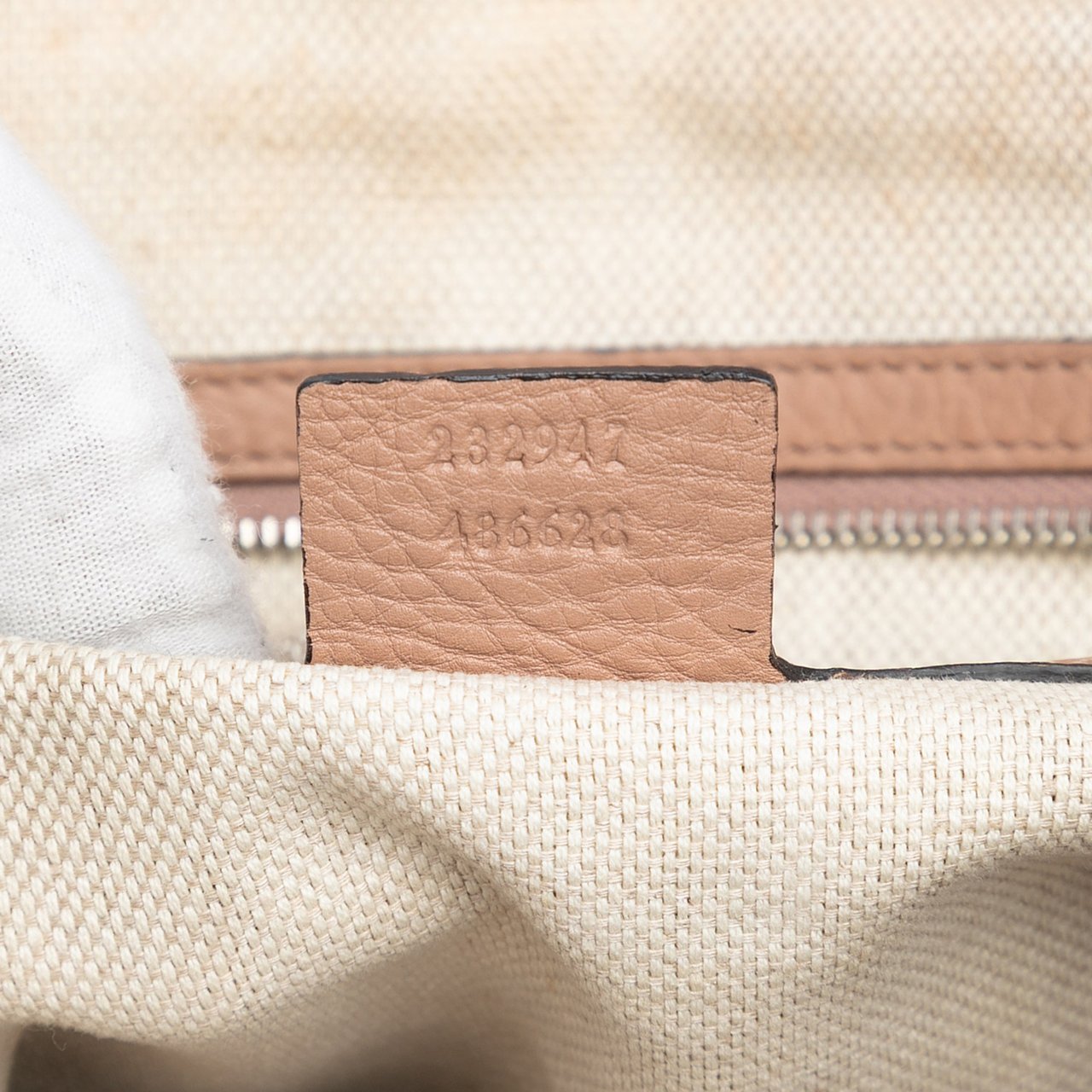 Gucci Medium Guccissima Bamboo Libeccio Tote Bruin