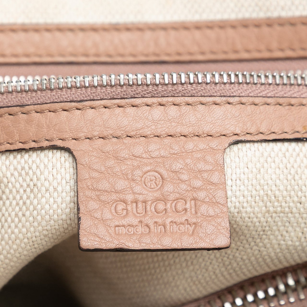 Gucci Medium Guccissima Bamboo Libeccio Tote Bruin