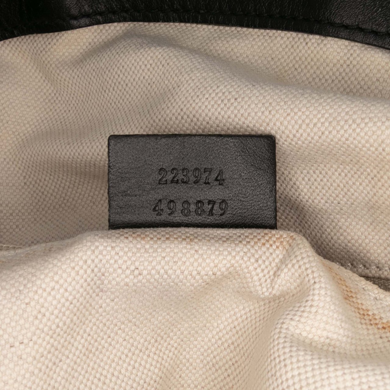 Gucci Diamante Canvas Sukey Satchel Bruin