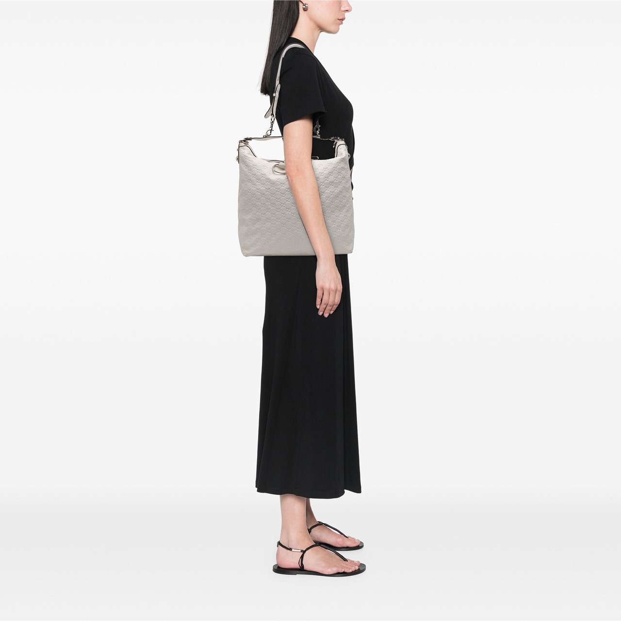 Gucci Large Guccissima Icon Bit Hobo Wit