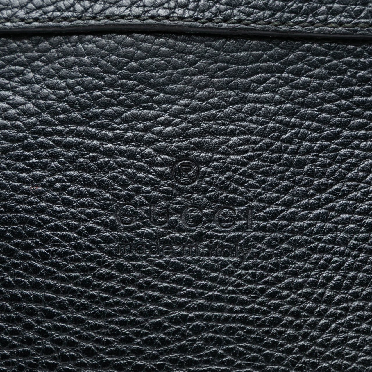 Gucci Mini Leather Dome Satchel Zwart