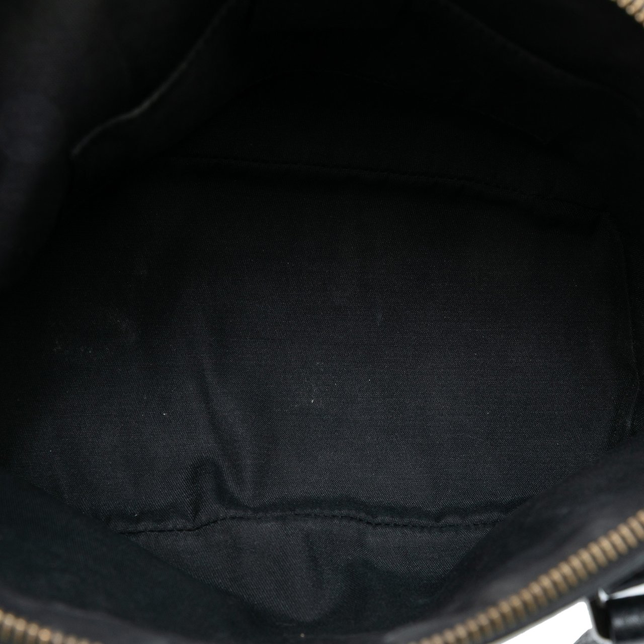 Gucci Mini Leather Dome Satchel Zwart