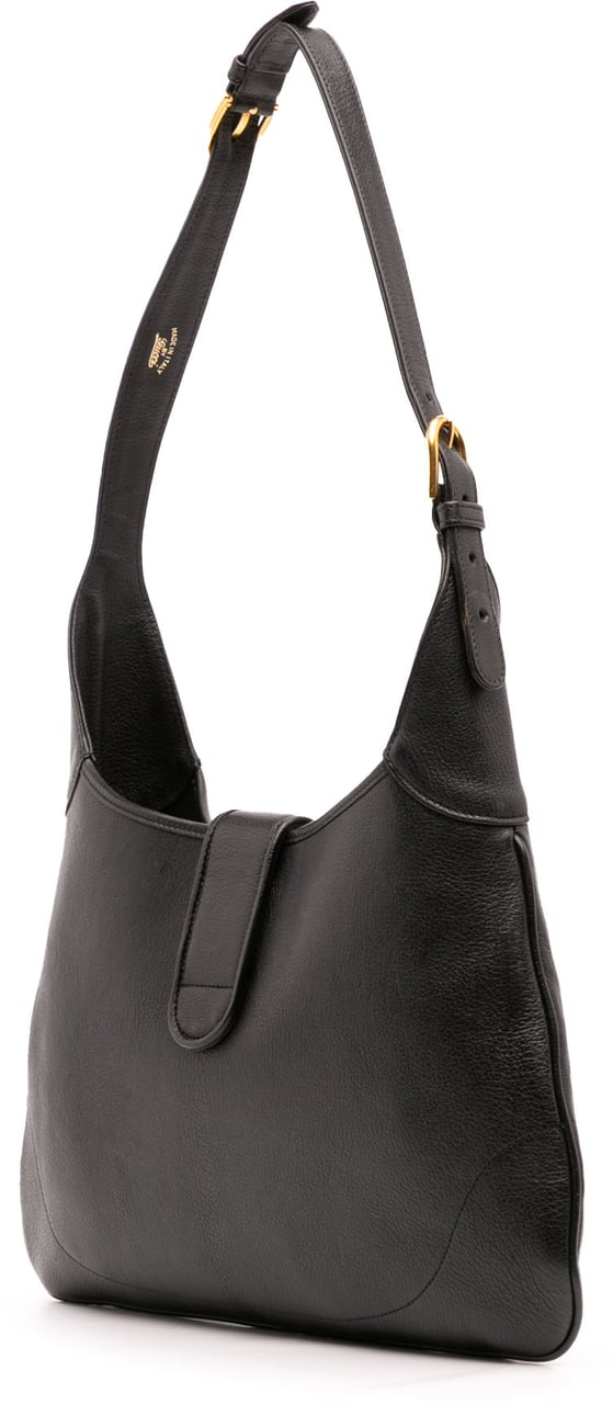 Gucci Medium Leather Aphrodite Crossbody Zwart