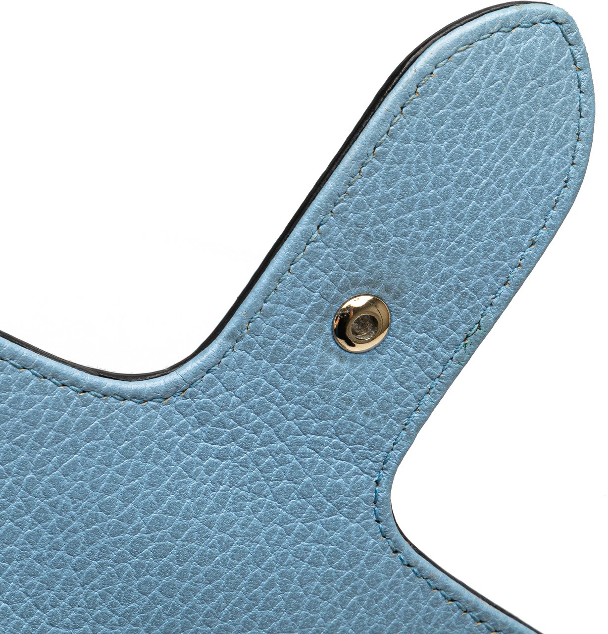 Gucci Small Dollar Calfskin Interlocking G Crossbody Blauw