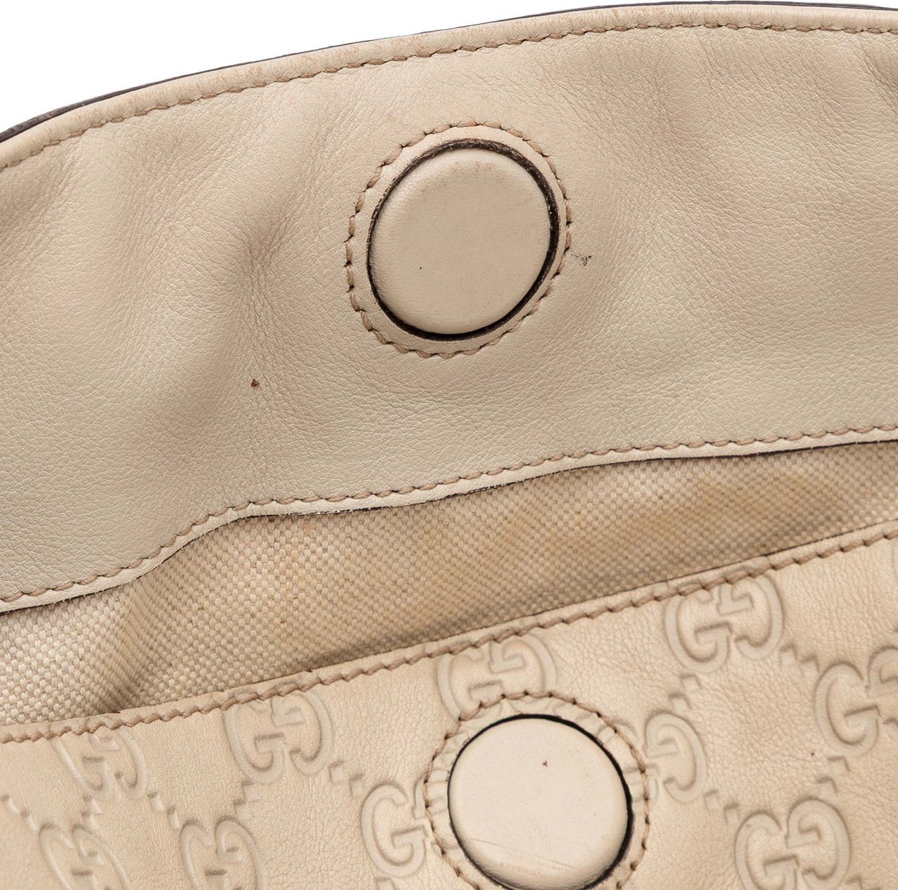 Gucci Medium Guccissima Bree Fold Over Tote Bruin