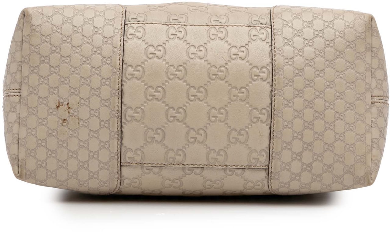 Gucci Medium Guccissima Bree Fold Over Tote Bruin